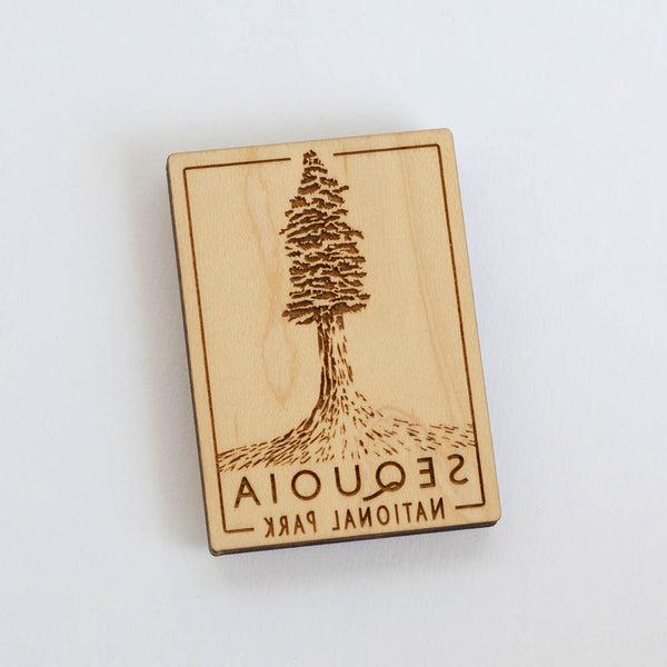 Sequoia National Park Wood Magnet